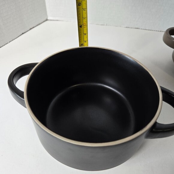 Lot Of 2 MIkasa, Ella  Stoneware Soup Bowls/Cups. - Picture 6 of 6